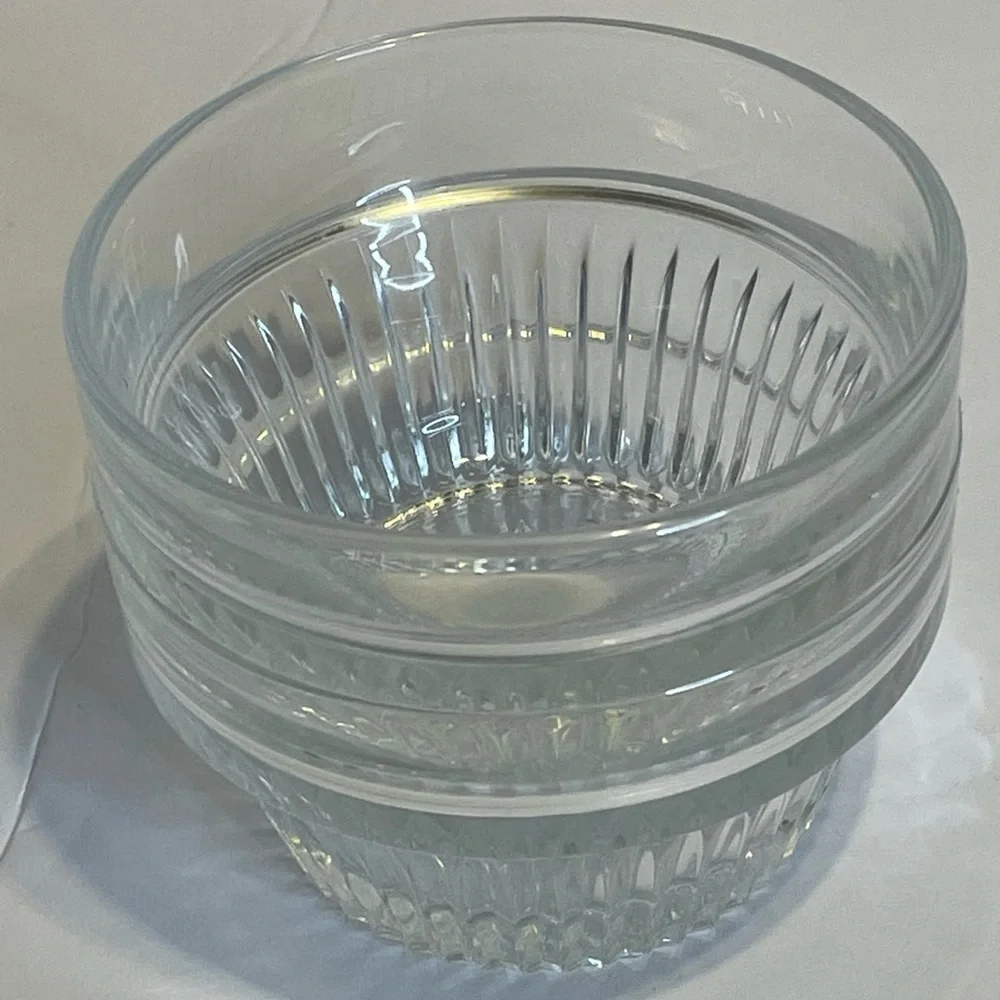 Libbey Glass Duratuff Ramekins Custard Dish 5 oz Stackable (Set 2) ~2